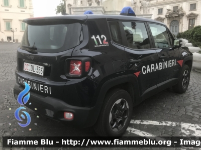 Jeep Renegade
Carabinieri 
Reparto Carabinieri presso il Quirinale 
CC DL 366
Parole chiave: Jeep Renegade CCDL366