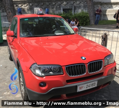 Bmw X3 I serie
Vigili del Fuoco
Comando Provinciale di Roma
VF 24183
Parole chiave: Bmw X3_Iserie VF24183