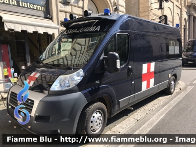 Fiat Ducato X250
Carabinieri
Reggimento Corazzieri
Servizio Sanitario
Allestita Odone
CC CN 696
Parole chiave: Fiat Ducato_X250 CCCN696