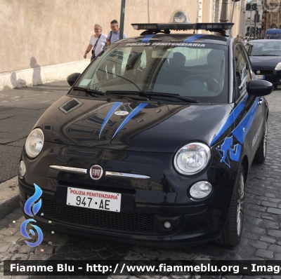 Fiat Nuova 500 1.3 MJT 16V
Polizia Penitenziaria
Autovettura Utilizzata dal Nucleo Radiomobile per i Servizi Istituzionali
POLIZIA PENITENZIARIA 947 AE
Parole chiave: Fiat Nuova_500  POLIZIAPENITENZIARIA947AE