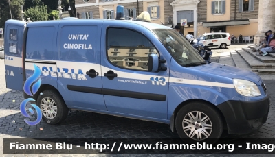 Fiat Doblò II serie
Polizia di Stato
Unità Cinofile
Allestimento Elevox
POLIZIA H1495
Parole chiave: Fiat Doblò_IIserie POLIZIAH1495