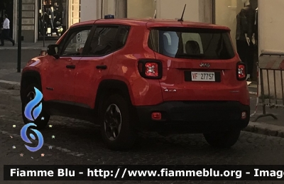 Jeep Renegade
Vigili del Fuoco
Comando Provinciale di Roma
VF 27757

Parole chiave: Jeep Renegade VF27757