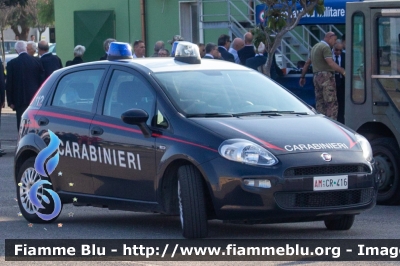 Fiat Punto VI serie
Carabinieri
Polizia Militare presso Aeronautica Militare
Pratica di Mare
AM CR 416
Parole chiave: Fiat Punto_VIserie AMCR416