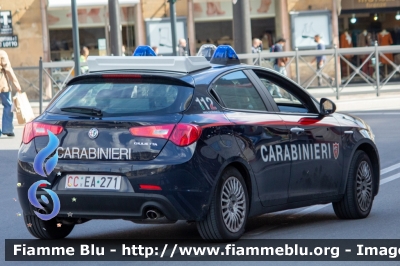 Alfa Romeo Nuova Giulietta restyle
Carabinieri
Nucleo Operativo Radiomobile
Allestimento NCT Nuova Carrozzeria Torinese
Decorazione Grafica Artlantis
CC EA 271
Parole chiave: Alfa-Romeo / Nuova_Giulietta_restyle / CCEA271