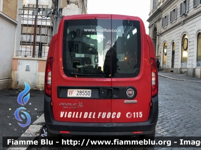 Fiat Doblò XL IV serie
Vigili del Fuoco
Comando Provinciale Roma 
Allestimento Focaccia
VF 28550
Parole chiave: Fiat Doblò_XL_IVserie VF28550