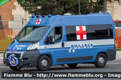 Fiat Ducato X250 
Polizia di Stato
Servizio Sanitario
Allestimento Fast
POLIZIA H0881
Parole chiave: Fiat / Ducato_X250 / POLIZIAH0881