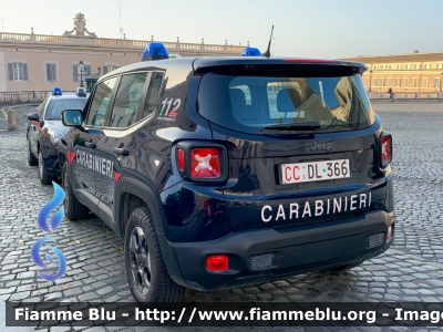 Jeep Renegade
Carabinieri
Reparto Carabinieri presso il Quirinale
CC DL 366
Parole chiave: Jeep Renegade CCDL366