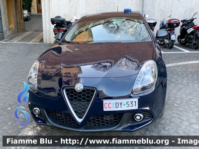 Alfa Romeo Nuova Giulietta restyle
Carabinieri
CC DY 531

Parole chiave: Alfa-Romeo Nuova_Giulietta_restyle CCDY531