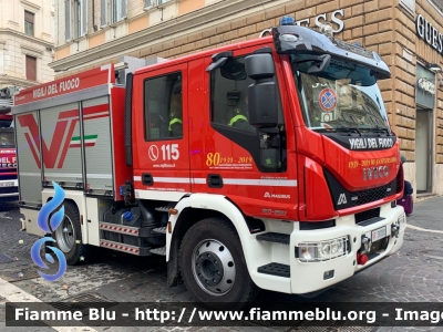 Iveco EuroCargo 120E25 IV serie - NewCity 2020
Vigili del Fuoco
Comando Provinciale di Roma - 1A
AutoPompaSerbatoio allestimento Magirus
Mezzo celebrativo 80° anno di fondazione del Corpo Nazionale
VF 30000
Parole chiave: Iveco / EuroCargo_120E25_IVserie_NewCity_2020 / VF30000