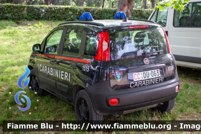 Fiat Nuova Panda 4x4 II serie
Carabinieri
Comando Carabinieri Unità per la tutela Forestale, Ambientale e Agroalimentare
CC DU 063
Parole chiave: Fiat Nuova_Panda_4x4_IIserie CCDU063