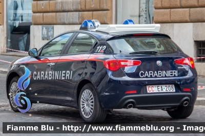 Alfa Romeo Nuova Giulietta restyle
Carabinieri
Reparto Carabinieri presso il Quirinale
Allestimento NCT Nuova Carrozzeria Torinese
Decorazione Grafica Artlantis
CC EA 208
Parole chiave: Alfa-Romeo / Nuova_Giulietta_restyle / CCEA208