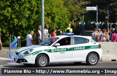 Alfa Romeo Nuova Giulietta restyle 
Polizia Locale
Comune di Arona (NO)
POLIZIA LOCALE YA 642 AF
Parole chiave: Alfa-Romeo Nuova_Giulietta POLIZIALOCALEYA642AF