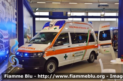 Volkswagen Transporter T6
Croce Verde Alessandria 
Allestita Aricar
Parole chiave: Volkswagen Transporter_T6 Ambulanza Reas_2017