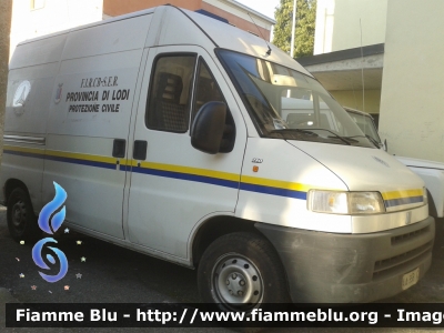 Fiat Ducato II Serie
FIR Servizio Emergenza Radio
Regione Lombardia
Sezione di Lodi
Gruppo FIR Casalpusterlengo
Comitato Protezione Civile Comunale
Parole chiave: Fiat Ducato_IISerie