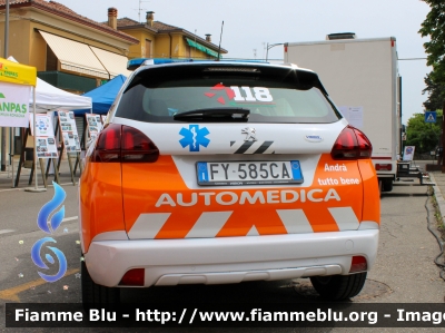 Peugeot 2008 I serie
118 Piacenza Soccorso
Azienda USL di Piacenza
Allestimento Vision
Donata dalla Cittadinanza per l'emergenza di Covid-19
Parole chiave: Peugeot 2008_Iserie