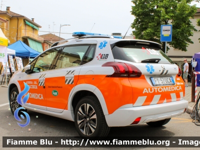 Peugeot 2008 I serie
118 Piacenza Soccorso
Azienda USL di Piacenza
Allestimento Vision
Donata dalla Cittadinanza per l'emergenza di Covid-19
Parole chiave: Peugeot 2008_Iserie