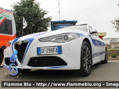 Alfa Romeo Nuova Giulia
Polizia Locale
Unione Valnure Valchero (PC)
Veicolo Proveniente da Confisca
Allestimento Bertazzoni
Parole chiave: Alfa-Romeo Nuova_Giulia