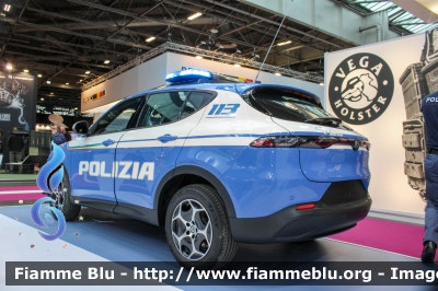  Alfa-Romeo Tonale 
Polizia di Stato
Squadra Volante
Allestimento FCA
Esposto alla MILIPOL di Parigi 2023 
Parole chiave:  Alfa-Romeo Tonale 