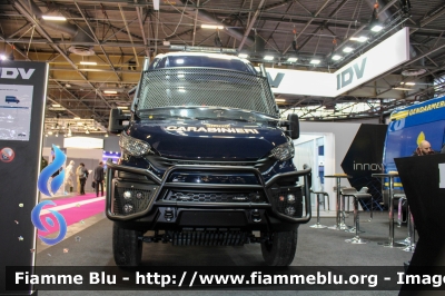 Iveco Daily IV serie MUV 4x4
Carabinieri
Battaglione
Allestimento IDV
Veicolo Dimostrativo allestito per campagna di Testing in Europa.
Esposto alla MILIPOL di Parigi 2023

Parole chiave: Iveco Daily_IVserie_MUV_4x4