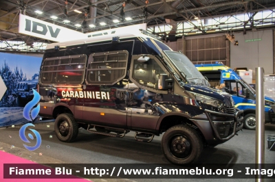 Iveco Daily IV serie MUV 4x4
Carabinieri
Battaglione
Allestimento IDV
Veicolo Dimostrativo allestito per campagna di Testing in Europa.
Esposto alla MILIPOL di Parigi 2023

Parole chiave: Iveco Daily_IVserie_MUV_4x4