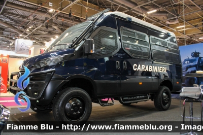 Iveco Daily IV serie MUV 4x4
Carabinieri
Battaglione
Allestimento IDV
Veicolo Dimostrativo allestito per campagna di Testing in Europa.
Esposto alla MILIPOL di Parigi 2023

Parole chiave: Iveco Daily_IVserie_MUV_4x4