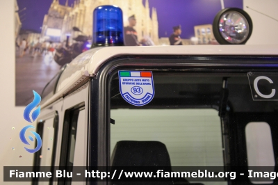 Land-Rover Defender 90
Carabinieri
Veicolo storico
Gruppo auto moto storiche dell'Arma
Pastrengo - Verona
CC AD 840

Esposto alla Fiera della Sicurezza di Milano 2023
Parole chiave: Land-Rover Defender_90