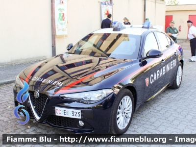 Alfa Romeo Nuova Giulia
Carabinieri
Nucleo Operativo Radiomobile
Allestimento FCA 
CC EE 323

Fotografata in occasione della festa per il 208° Anniversario della Fondazione del Corpo del Comando Provinciale di Lodi
Parole chiave: Alfa-Romeo Nuova_Giulia CCEE323