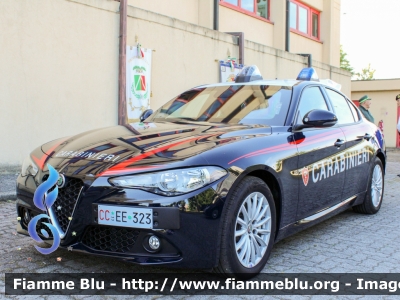 Alfa Romeo Nuova Giulia
Carabinieri
Nucleo Operativo Radiomobile
Allestimento FCA 
CC EE 323

Fotografata in occasione della festa per il 208° Anniversario della Fondazione del Corpo del Comando Provinciale di Lodi
Parole chiave: Alfa-Romeo Nuova_Giulia CCEE323