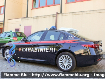 Alfa Romeo Nuova Giulia
Carabinieri
Nucleo Operativo Radiomobile
Allestimento FCA 
CC EE 323

Fotografata in occasione della festa per il 208° Anniversario della Fondazione del Corpo del Comando Provinciale di Lodi
Parole chiave: Alfa-Romeo Nuova_Giulia CCEE323