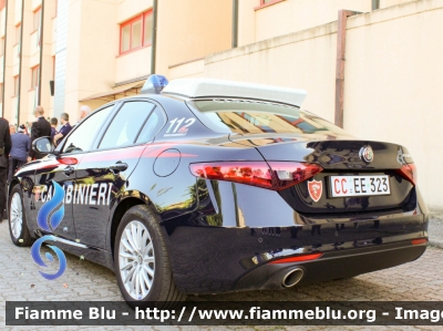 Alfa Romeo Nuova Giulia
Carabinieri
Nucleo Operativo Radiomobile
Allestimento FCA 
CC EE 323

Fotografata in occasione della festa per il 208° Anniversario della Fondazione del Corpo del Comando Provinciale di Lodi
Parole chiave: Alfa-Romeo Nuova_Giulia CCEE323