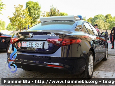 Alfa Romeo Nuova Giulia
Carabinieri
Nucleo Operativo Radiomobile
Allestimento FCA 
CC EE 323

Fotografata in occasione della festa per il 208° Anniversario della Fondazione del Corpo del Comando Provinciale di Lodi
Parole chiave: Alfa-Romeo Nuova_Giulia CCEE323