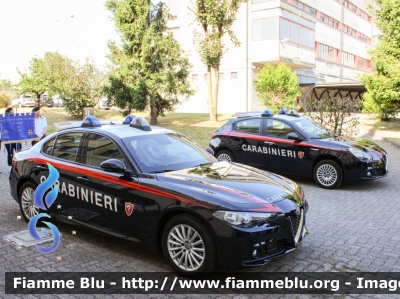 Alfa Romeo Nuova Giulia
Carabinieri
Nucleo Operativo Radiomobile
Allestimento FCA 
CC EE 323

Fotografata in occasione della festa per il 208° Anniversario della Fondazione del Corpo del Comando Provinciale di Lodi
Parole chiave: Alfa-Romeo Nuova_Giulia CCEE323