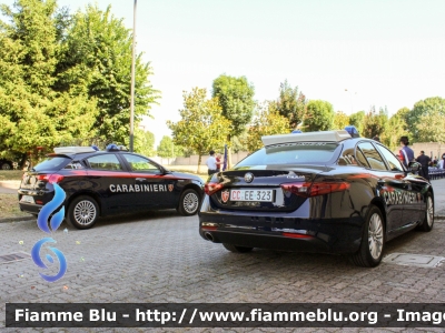 Alfa Romeo Nuova Giulia
Carabinieri
Nucleo Operativo Radiomobile
Allestimento FCA 
CC EE 323

Fotografata in occasione della festa per il 208° Anniversario della Fondazione del Corpo del Comando Provinciale di Lodi
Parole chiave: Alfa-Romeo Nuova_Giulia CCEE323