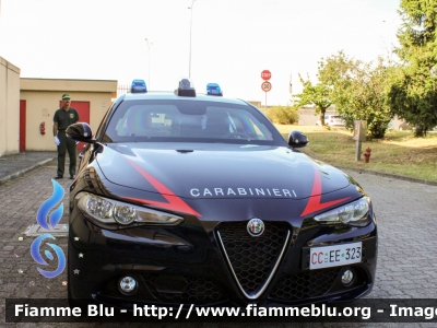 Alfa Romeo Nuova Giulia
Carabinieri
Nucleo Operativo Radiomobile
Allestimento FCA 
CC EE 323

Fotografata in occasione della festa per il 208° Anniversario della Fondazione del Corpo del Comando Provinciale di Lodi
Parole chiave: Alfa-Romeo Nuova_Giulia CCEE323