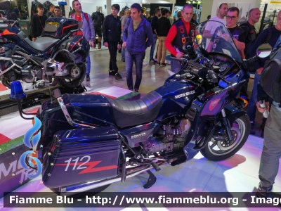 Moto Guzzi 850 T5
Carabinieri
Nucleo Operativo e Radiomobile
conservata all'interno della caserma Salvo D'Acquisto
EI 262826

Esposta a EICMA 2022
Parole chiave: Moto-Guzzi 850_T5 EI262826 eicma2022