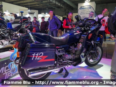 Moto Guzzi 850 T5
Carabinieri
Nucleo Operativo e Radiomobile
conservata all'interno della caserma Salvo D'Acquisto
EI 262826

Esposta a EICMA 2022
Parole chiave: Moto-Guzzi 850_T5 EI262826 eicma2022