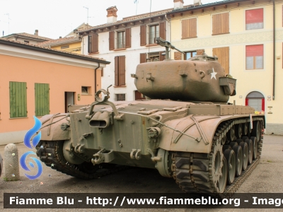 M26 Pershing
United States of America - Stati Uniti d'America
US Army

In esposizione a Brescello (PR), usato nel Film "Don Camillo e L'onorevole Peppone" come residuato bellico
Parole chiave: M26 Pershing