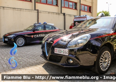 Alfa Romeo Nuova Giulietta restyle 
Carabinieri
Nucleo Operativo Radiomobile
Allestimento NCT Nuova Carrozzeria Torinese
Decorazione Grafica Artlantis
CC ED 244

Fotografata in occasione della festa per il 208° Anniversario della Fondazione del Corpo del Comando Provinciale di Lodi
Parole chiave: Alfa-Romeo Nuova_Giulietta_restyle CCED244