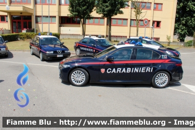 Alfa Romeo Nuova Giulia
Carabinieri
Nucleo Operativo Radiomobile
Allestimento FCA 
CC EE 323

Fotografata in occasione della festa per il 208° Anniversario della Fondazione del Corpo del Comando Provinciale di Lodi
Parole chiave: Alfa-Romeo Nuova_Giulia CCEE323