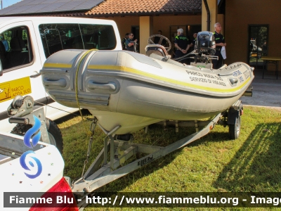 Gommone
Parco dell'Adda Sud
Guardia parco
Gruppo volontario di protezione civile e guardie ecologiche
Parole chiave: Gommone