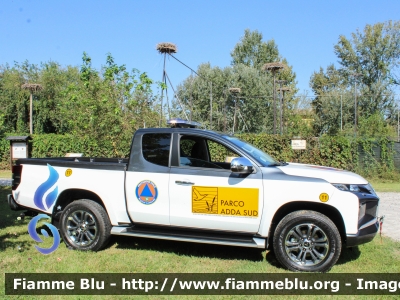 Mitsubishi L200 VI serie
Parco dell'Adda Sud
Guardia parco
Gruppo volontario di protezione civile e guardie ecologiche
Parole chiave: Mitsubishi L200_VIserie