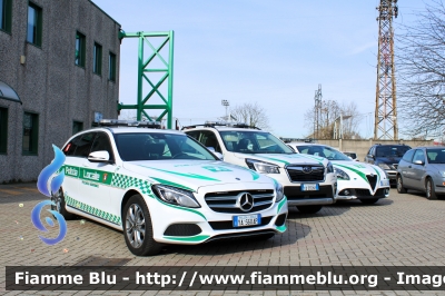 Mercedes-Benz Classe C 
Polizia Locale 
Comune di Peschiera Borromeo
Allestita Bertazzoni
Trasporto Organi
Mezzo proveniente da confisca
Polizia Locale YA 560 AP
PL 28
Parole chiave: Mercedes-Benz Classe_C Polizia_Locale_YA560AP