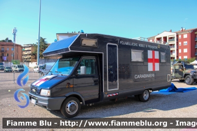 Iveco Daily II serie
Carabinieri
Servizio Sanitario
Poliambulatorio Mobile di Prevenzione
CC BA 609

Esposto alla Fiera della Logistica Verona
Parole chiave: Iveco Daily_IIserie CCBA609