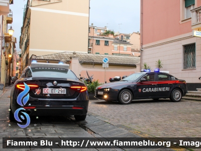 Alfa Romeo Nuova Giulia
Carabinieri
Nucleo Operativo Radiomobile
Allestimento FCA
CC EE 298

Fotografata insieme a AR 159 RMB CCCQ514
Parole chiave: Alfa-Romeo Nuova_Giulia CCEE298 CCCQ514 rmb_chiavari