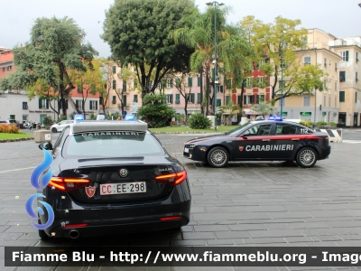 Alfa Romeo Nuova Giulia
Carabinieri
Nucleo Operativo Radiomobile
Allestimento FCA
CC EE 298

Fotografata insieme a AR 159 RMB CCCQ514
Parole chiave: Alfa-Romeo Nuova_Giulia CCEE298 CCCQ514 rmb_chiavari