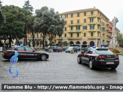 Alfa Romeo Nuova Giulia
Carabinieri
Nucleo Operativo Radiomobile
Allestimento FCA
CC EE 298

Fotografata insieme a AR 159 RMB CCCQ514
Parole chiave: Alfa-Romeo Nuova_Giulia CCEE298 CCCQ514 rmb_chiavari