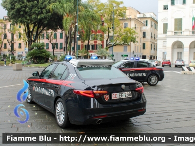 Alfa Romeo Nuova Giulia
Carabinieri
Nucleo Operativo Radiomobile
Allestimento FCA
CC EE 298

Fotografata insieme a AR 159 RMB CCCQ514
Parole chiave: Alfa-Romeo Nuova_Giulia CCEE298 CCCQ514 rmb_chiavari