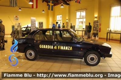 Alfa Romeo Alfetta II serie
Guardia di Finanza
Veicolo storico
Museo Storico del Corpo
Comando Generale di Roma
GdiF 461 AA

Esposta in occasione di un'esposizione per i 110 anni 
dell'ANFI Piacenza
Parole chiave: Alfa-Romeo Alfetta_IIserie GdiF461AA