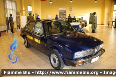 Alfa Romeo Alfetta II serie
Guardia di Finanza
Veicolo storico
Museo Storico del Corpo
Comando Generale di Roma
GdiF 461 AA

Esposta in occasione di un'esposizione per i 110 anni 
dell'ANFI Piacenza
Parole chiave: Alfa-Romeo Alfetta_IIserie GdiF461AA