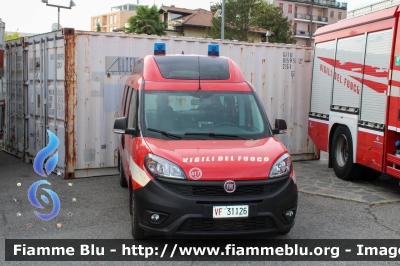 Fiat Doblò XL IV serie
Vigili del Fuoco
Comando provinciale di Monza
VF 31126

Esposta alle giornate FAI d'autunno 2023
Parole chiave: Fiat Doblò_XL_IVserie VF31126